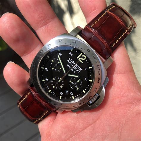 panerai luminor daylight chronograph watch pam 250|panerai luminor 250 price.